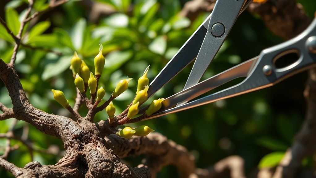 bonsai candle pruning technique