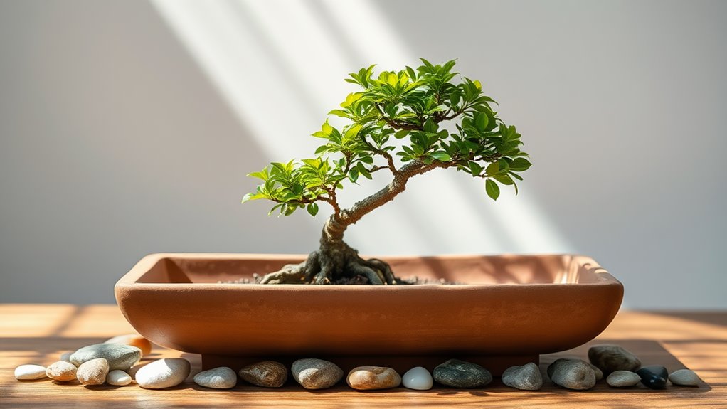 bonsai display container type