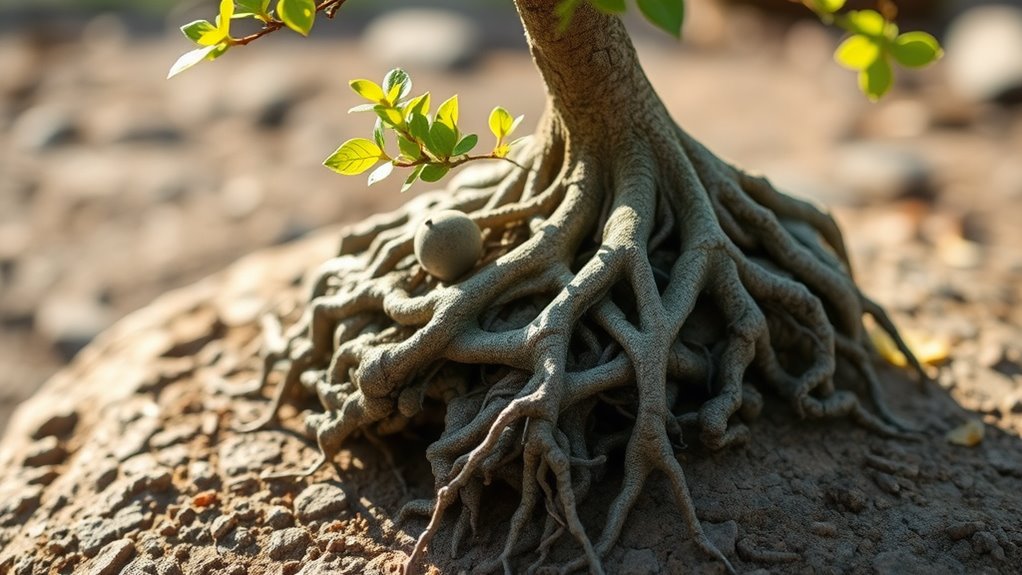 bonsai root maintenance technique
