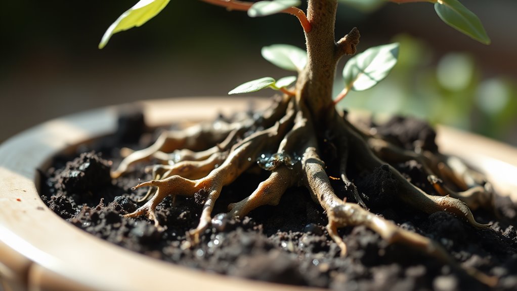 bonsai tree root decay