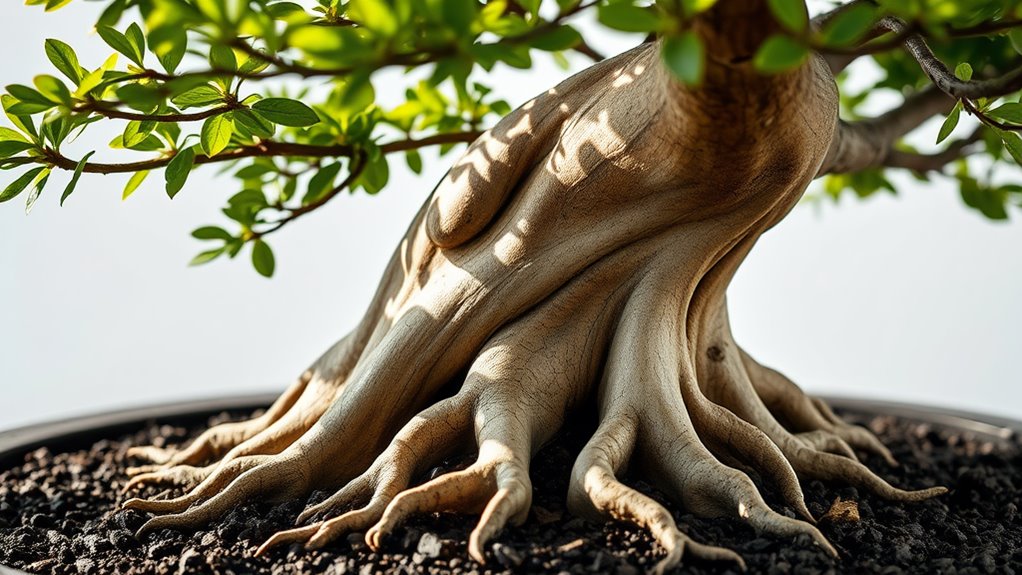 bonsai tree support technique