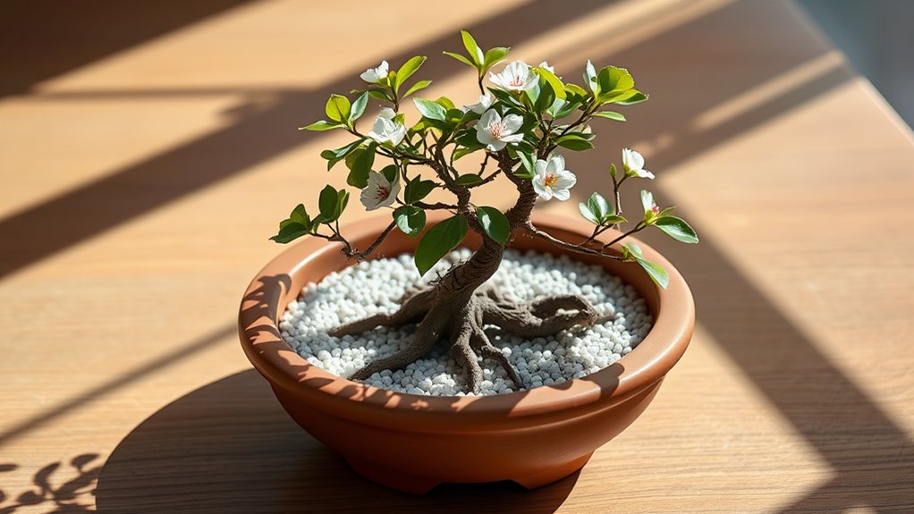 container for miniature trees