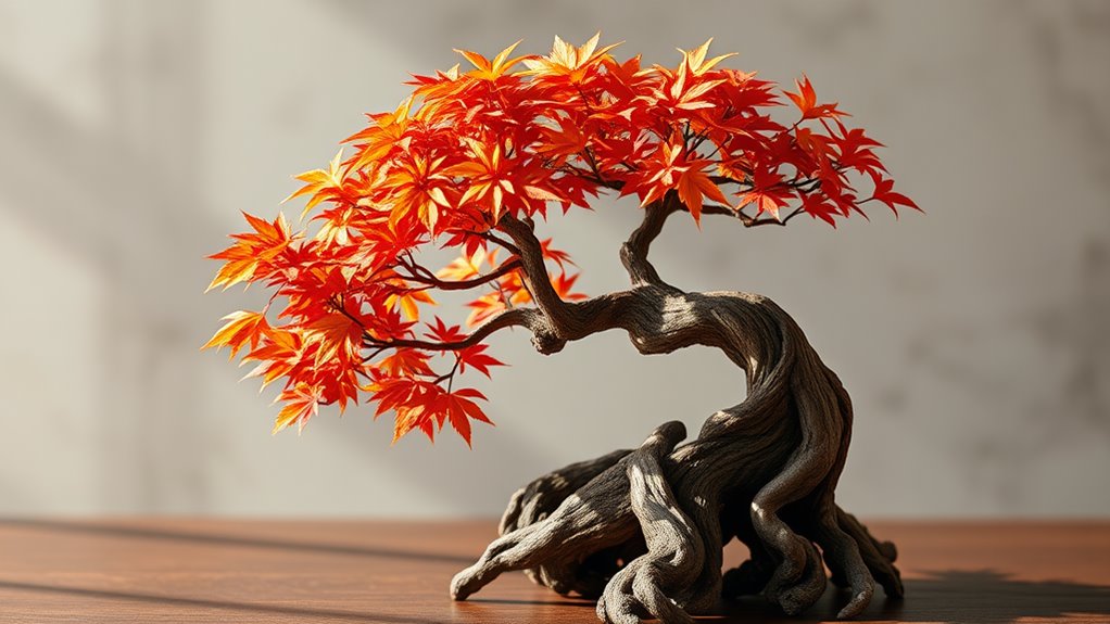 orangeola japanese maple bonsai