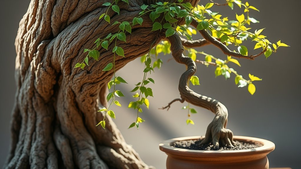 sabamiki bonsai tree technique