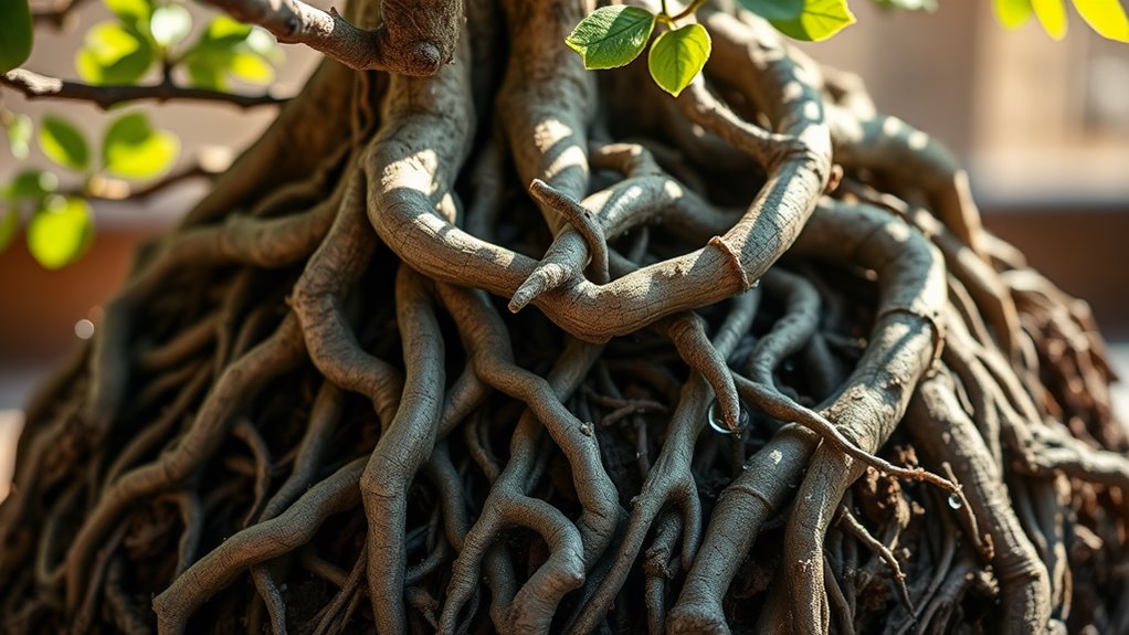 small tree root structure