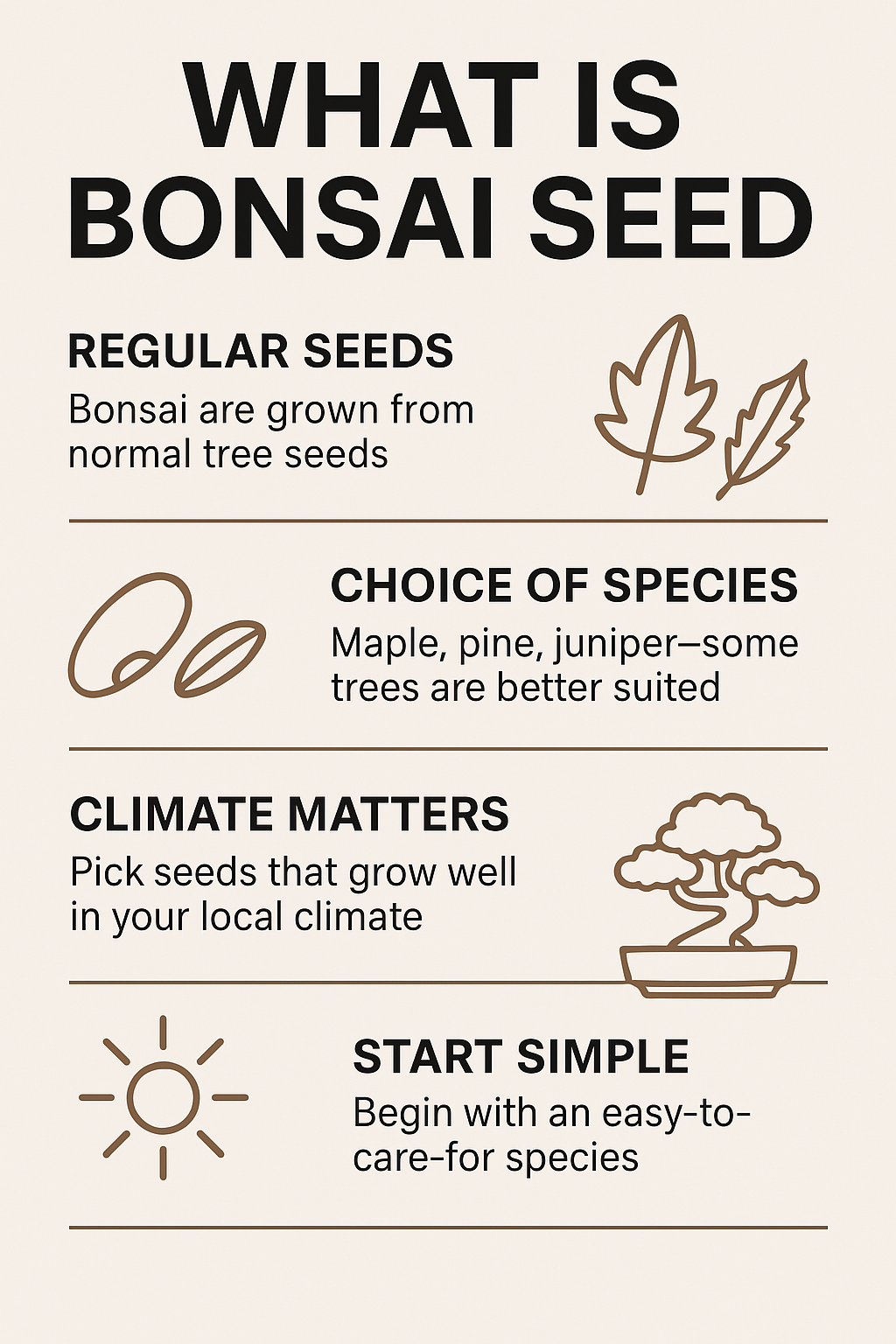 what is bonsai seed